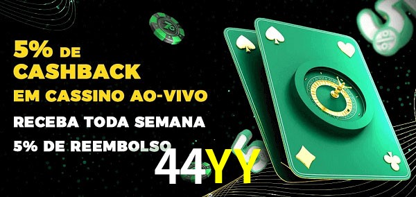 Promoções do cassino ao Vivo 44YY